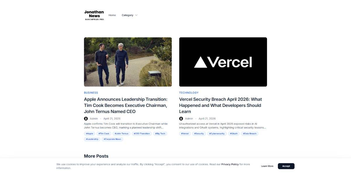 News Portal Preview