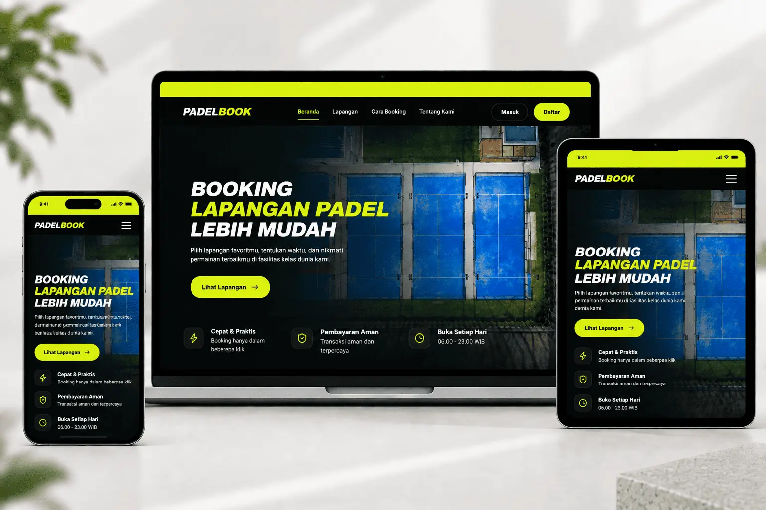 Padel Booking Preview